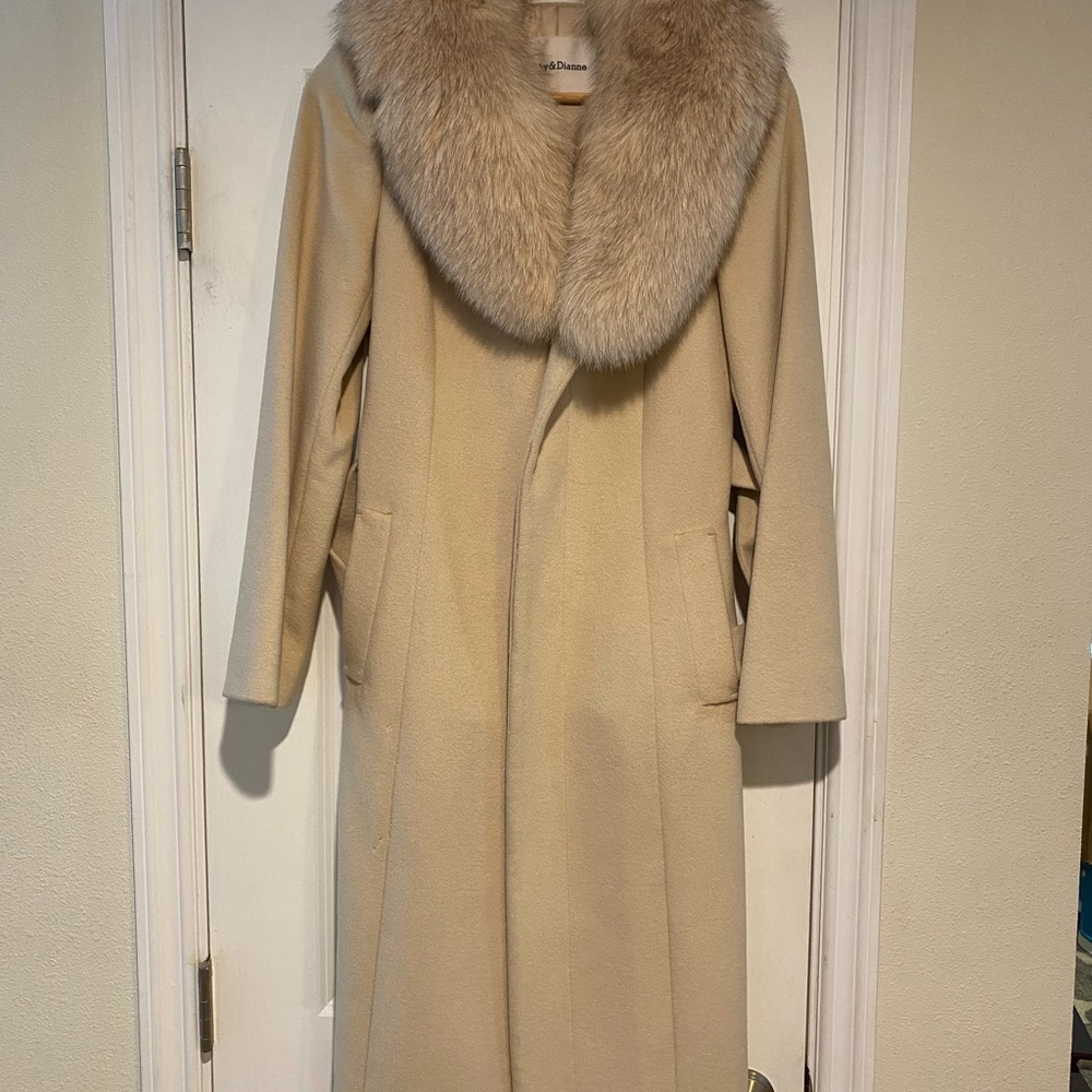 Pinky & Dianne Ivory Dress Coat